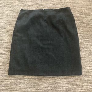 Gray pencil skirt